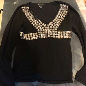 INC sweater with rhinestone .similar to style erica Jane wearing